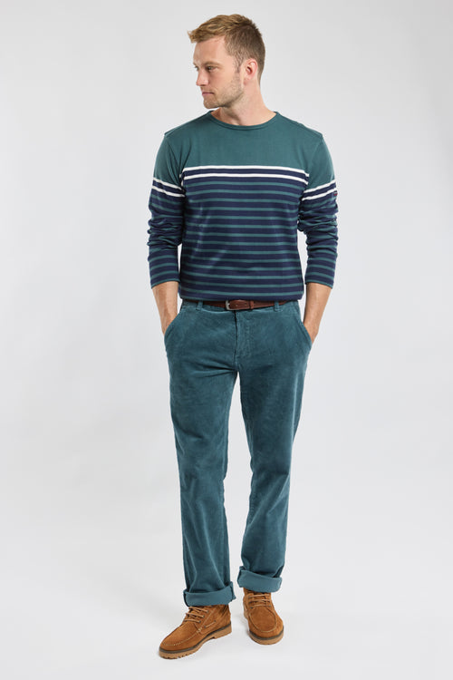Corduroy trousers - cotton - Armor-lux - 1