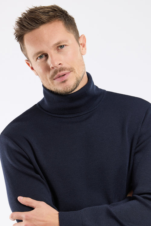 Roll neck sweater - wool - Armor-lux - 2