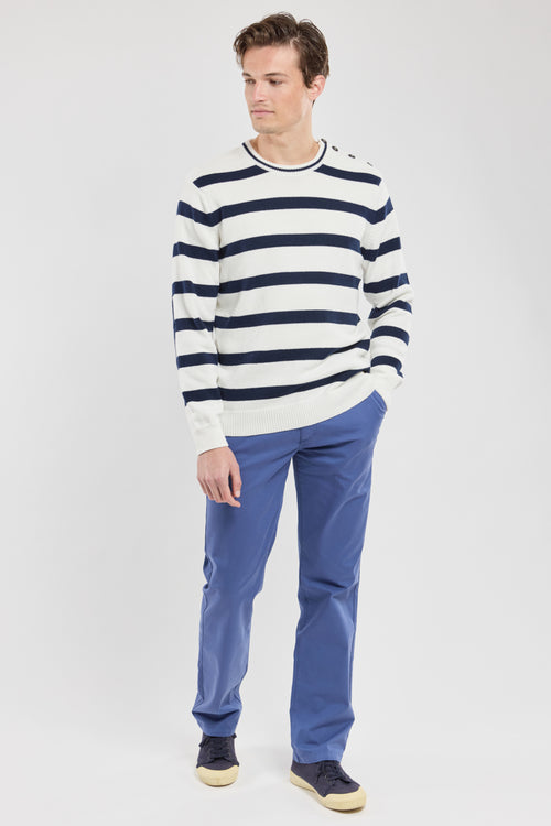 Matrosenpullover mit Ellenbogenschonern – Baumwolle - Armor-lux - 6