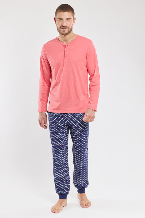 Pyjama imprimé voiliers - coton léger - Armor-lux - 1