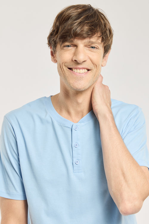 Printed short pyjamas - lightweight cotton - Armor-lux - 2