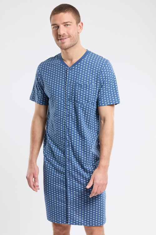Polka dot print bib - lightweight cotton - Armor-lux - 1
