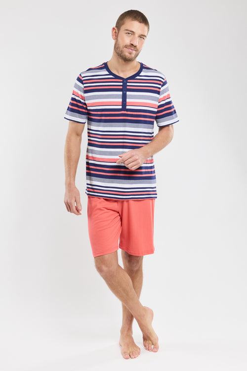 Pyjama short rayé - coton léger - Armor-lux - 4