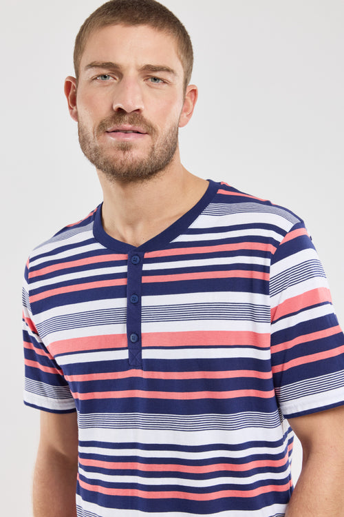 Pyjama short rayé - coton léger - Armor-lux - 2