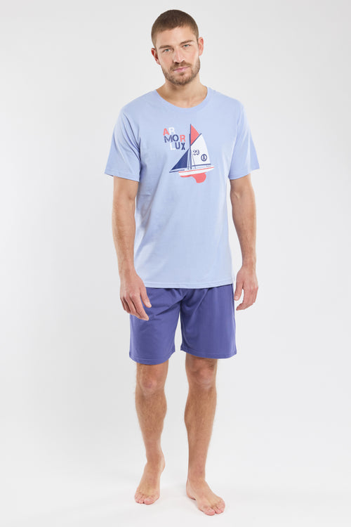 Pyjama short - coton léger - Armor-lux - 3