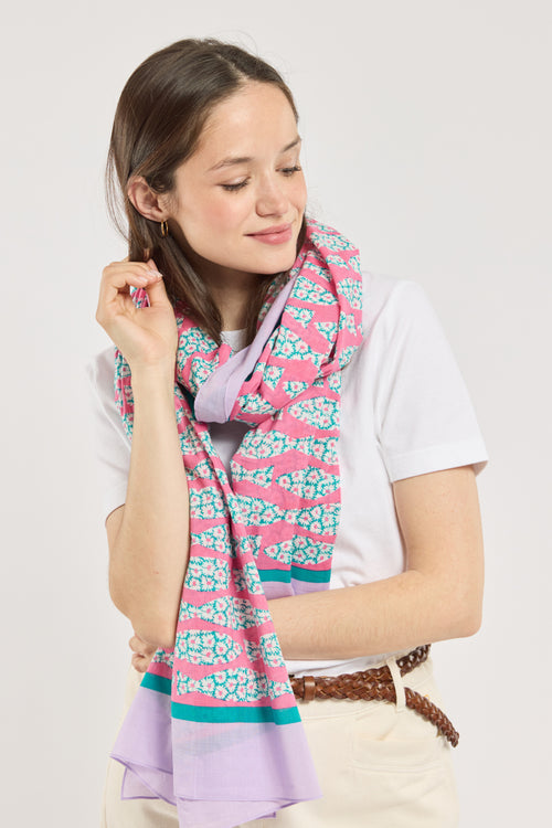 Foulard fleuri - coton - Armor-lux - 3