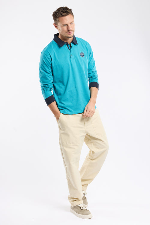 Polo shirt with crest - thick cotton - Armor-lux - 3