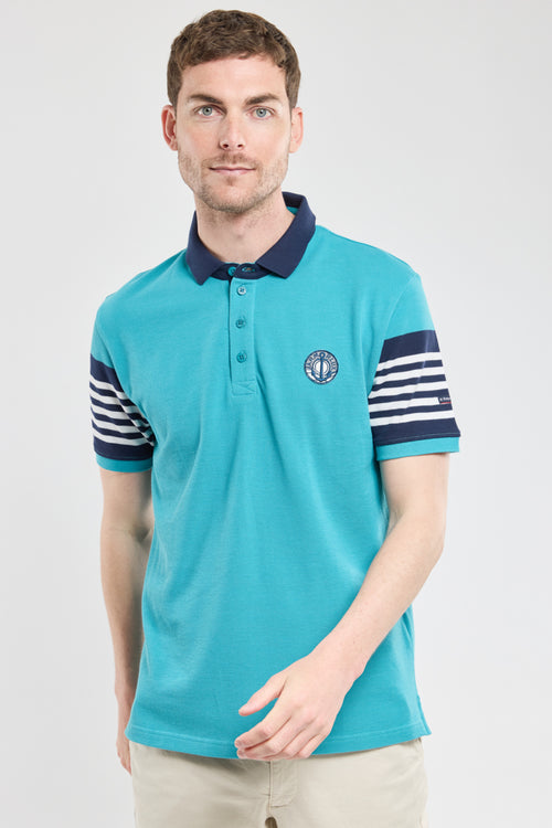 Polo manches rayées - coton piqué - Armor-lux - 1