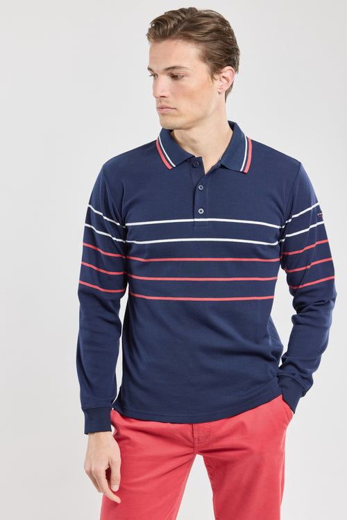 Long-sleeved polo shirt – cotton - Armor-lux - 1