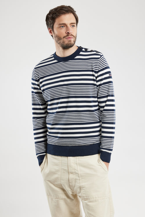Matrosenpullover mit feinen Streifen – Baumwolle - Armor-lux - 4