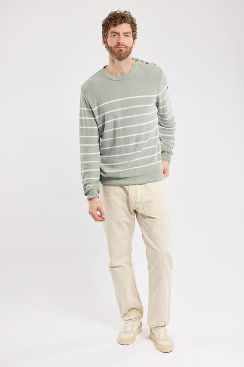 Pull marin - lin et coton - Armor-lux - 3