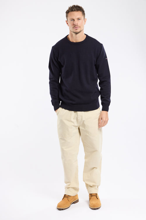 Round neck jumper - lambswool - Armor-lux - 3