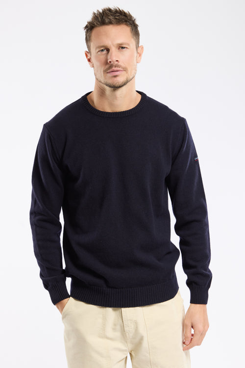 Round neck jumper - lambswool - Armor-lux - 1