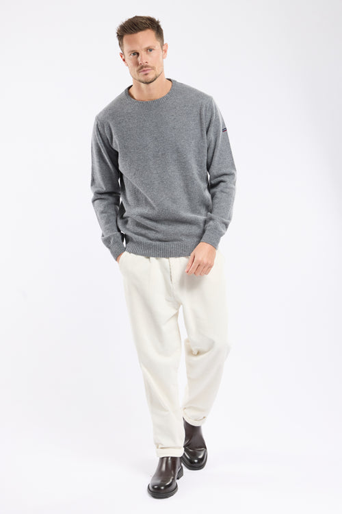 Round neck jumper - lambswool - Armor-lux - 3