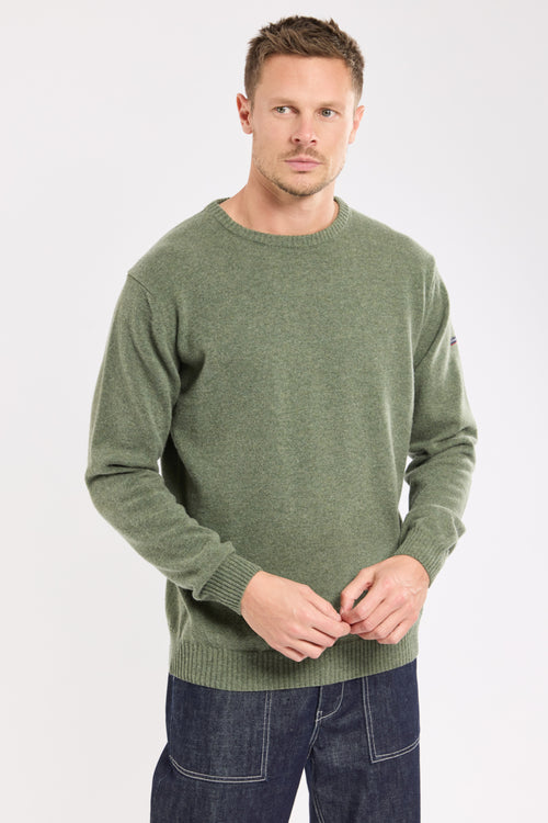 Pull col rond - lambswool - Armor-lux - 1