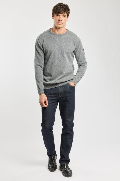 Round neck sweater - wool - Armor-lux - 3