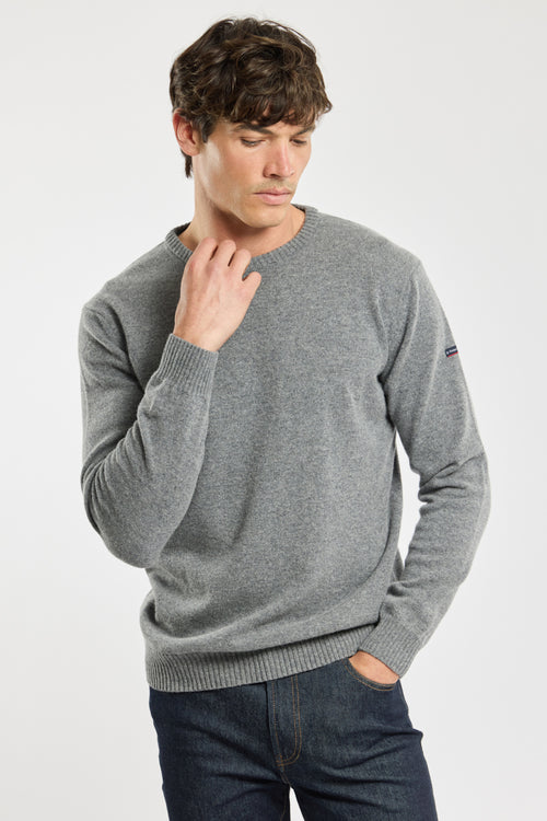 Round neck sweater - wool - Armor-lux - 4