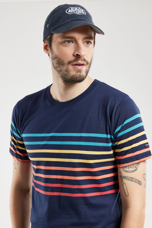 Gestreiftes T-Shirt – leichte Baumwolle - Armor-lux - 2