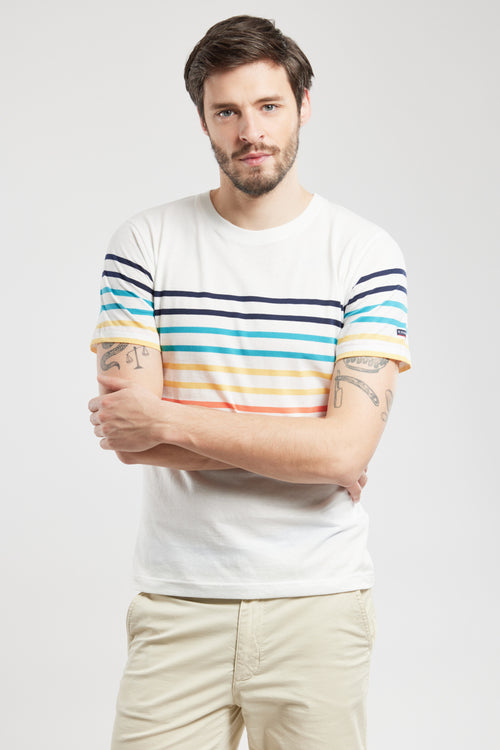 Gestreiftes T-Shirt – leichte Baumwolle - Armor-lux - 4