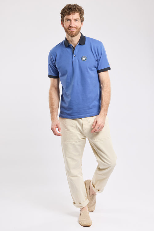 Polo shirt with crest - piqué cotton - Armor-lux - 3