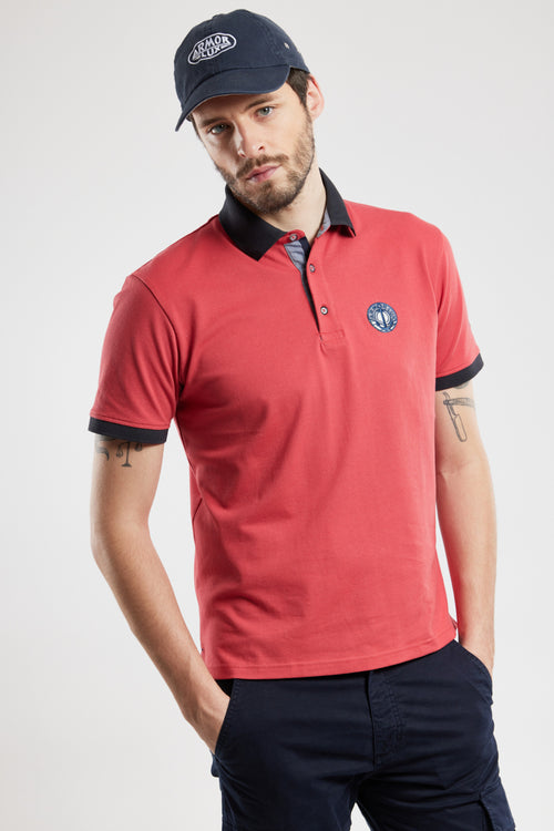 Poloshirt mit Aufnäher - Baumwolle Piqué - Armor-lux - 4