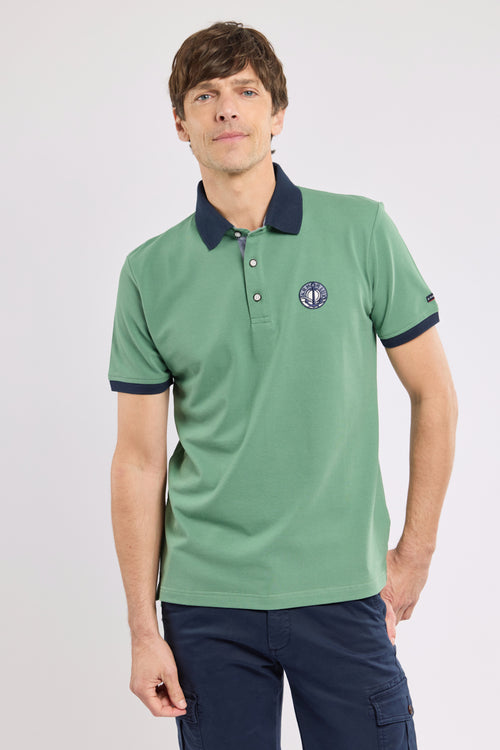 Poloshirt mit Aufnäher – Pikee-Baumwolle - Armor-lux - 1