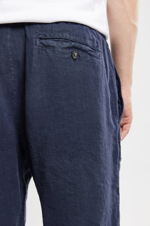 Elasticated shorts - linen - Armor-lux - 4