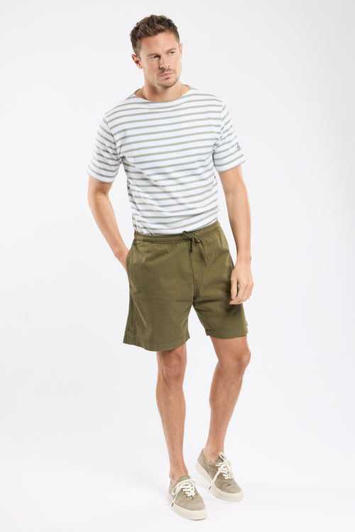 Shorts mit elastischem Bund – Baumwolle - Armor-lux - 1