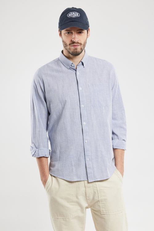 Fine stripe shirt - cotton - Armor-lux - 1