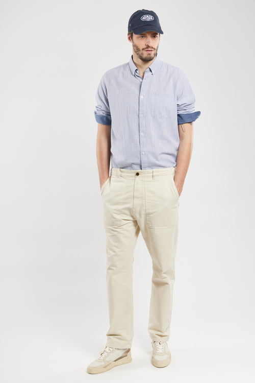 Fine stripe shirt - cotton - Armor-lux - 3