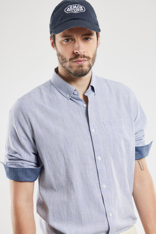 Fine stripe shirt - cotton - Armor-lux - 5