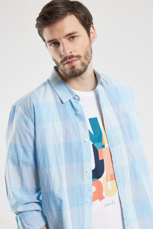 Shirt with small checks - cotton - Armor-lux - 2