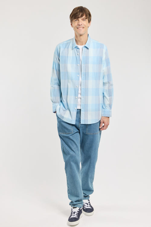 Shirt with small checks - cotton - Armor-lux - 3