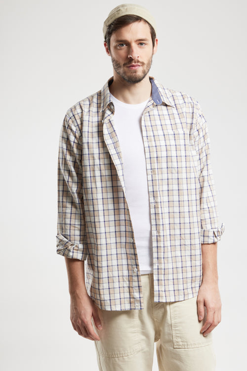 Chemise coupe confort - coton et lin - Armor-lux - 1