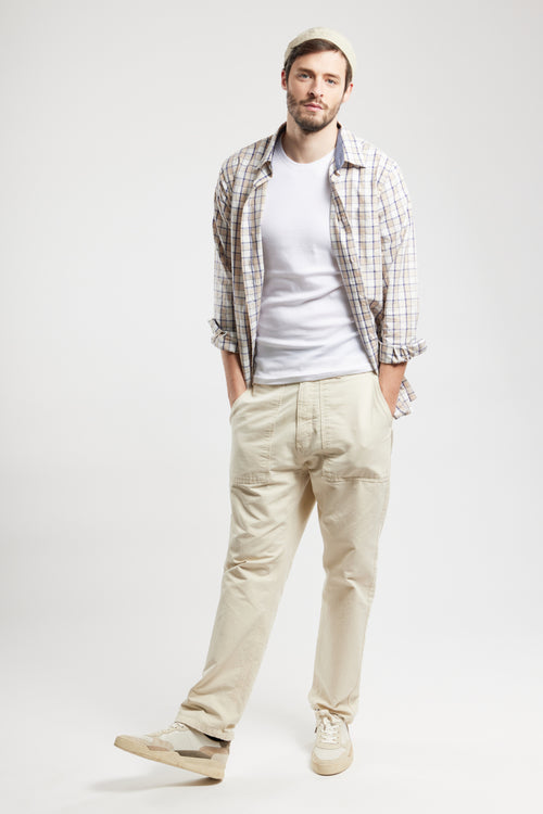 Comfort fit shirt - cotton and linen - Armor-lux - 2