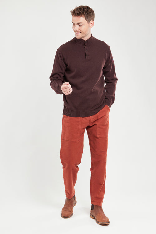 Pullover mit geknöpftem Kragen – Wolle - Armor-lux - 3