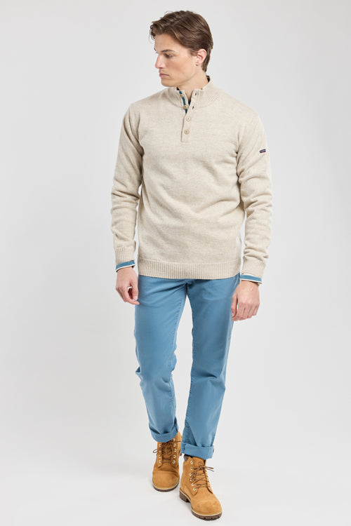 Button-down jumper - lambswool - Armor-lux - 4