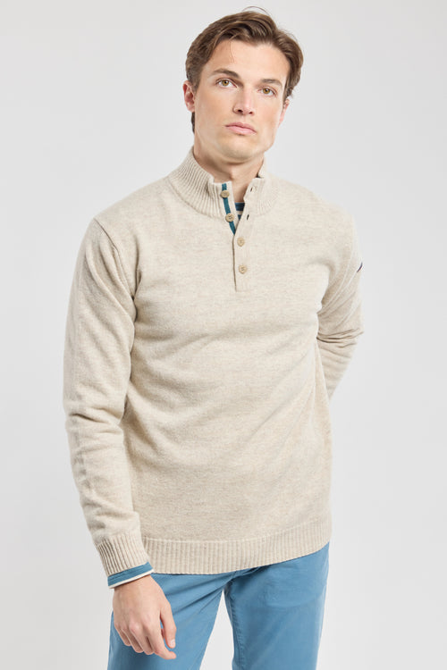 Button-down jumper - lambswool - Armor-lux - 3