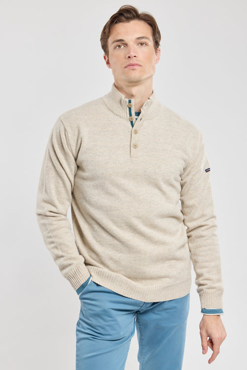 Button-down jumper - lambswool - Armor-lux - 1
