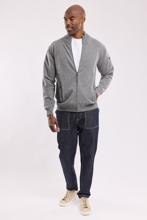 Gilet zippé - lambswool - Armor-lux - 4
