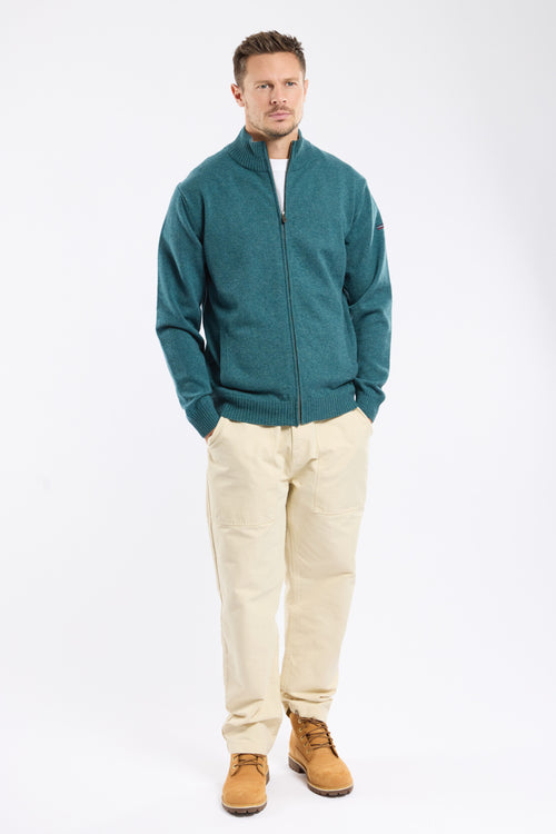 Cardigan zippé - lambswool - Armor-lux - 3