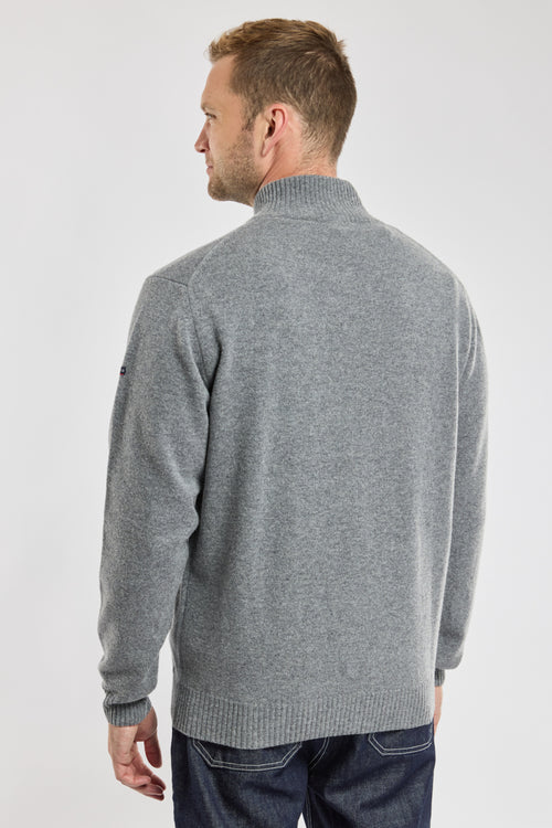 Zipped cardigan - lambswool - Armor-lux - 3