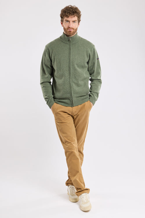 Cardigan zippé - lambswool - Armor-lux - 3