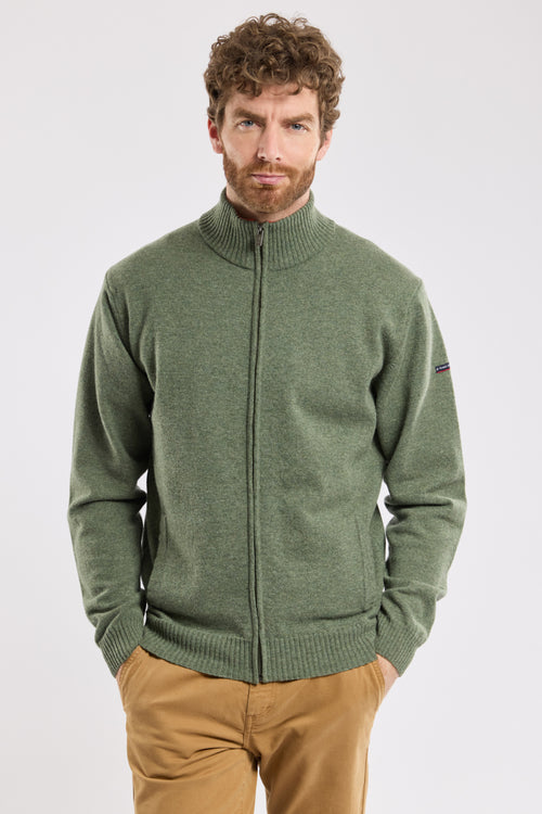 Cardigan zippé - lambswool - Armor-lux - 1