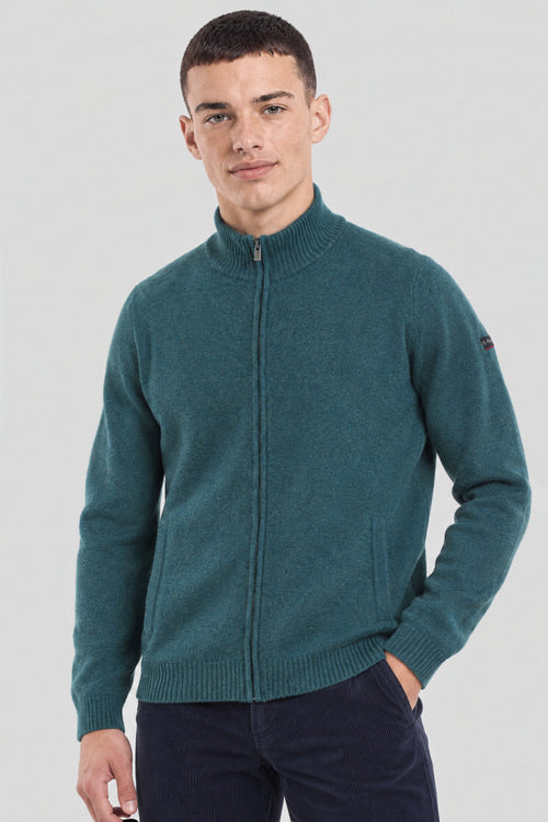 Reißverschluss-Strickjacke - Wolle - Armor-lux - 1