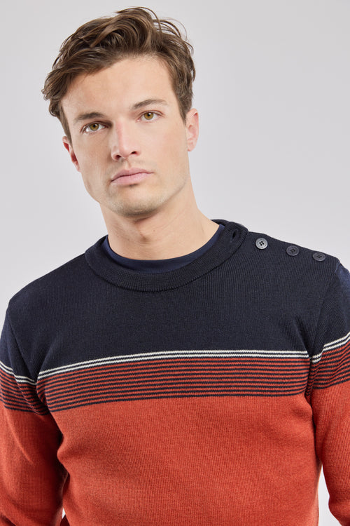 Pull marin micro rayures - laine - Armor-lux - 2
