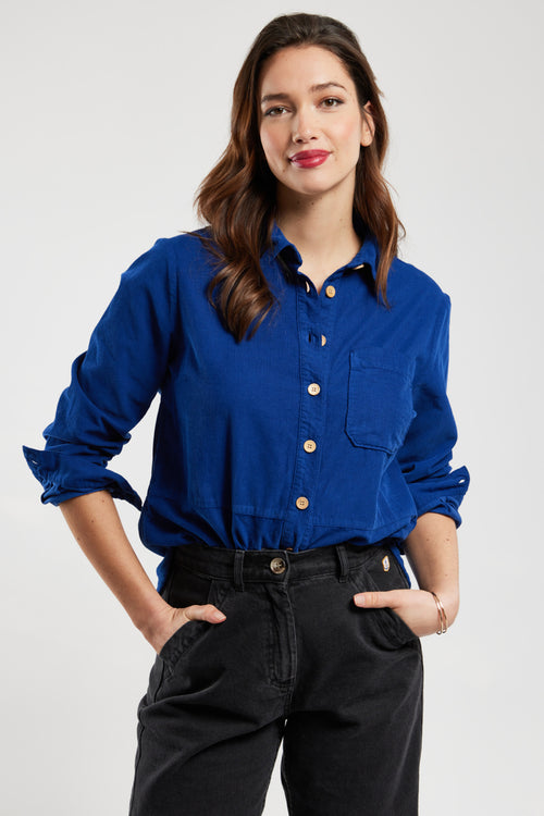 Chemise velours ras - coton - Armor-lux - 2