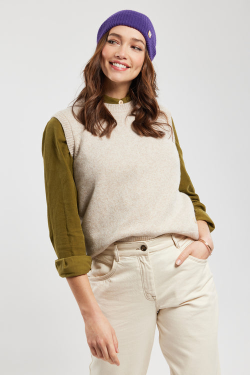 Pull sans manche - laine - Armor-lux - 4