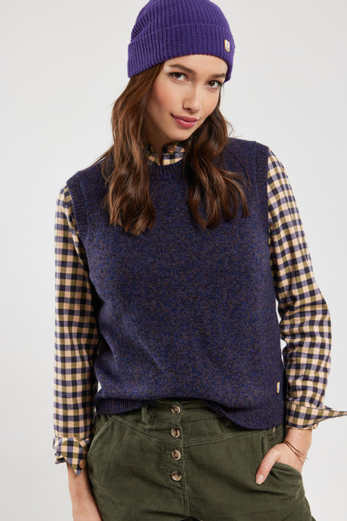 Pull sans manche - laine - Armor-lux - 1