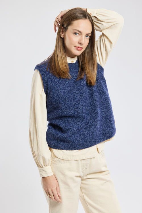 Pull sans manche - laine - Armor-lux - 2